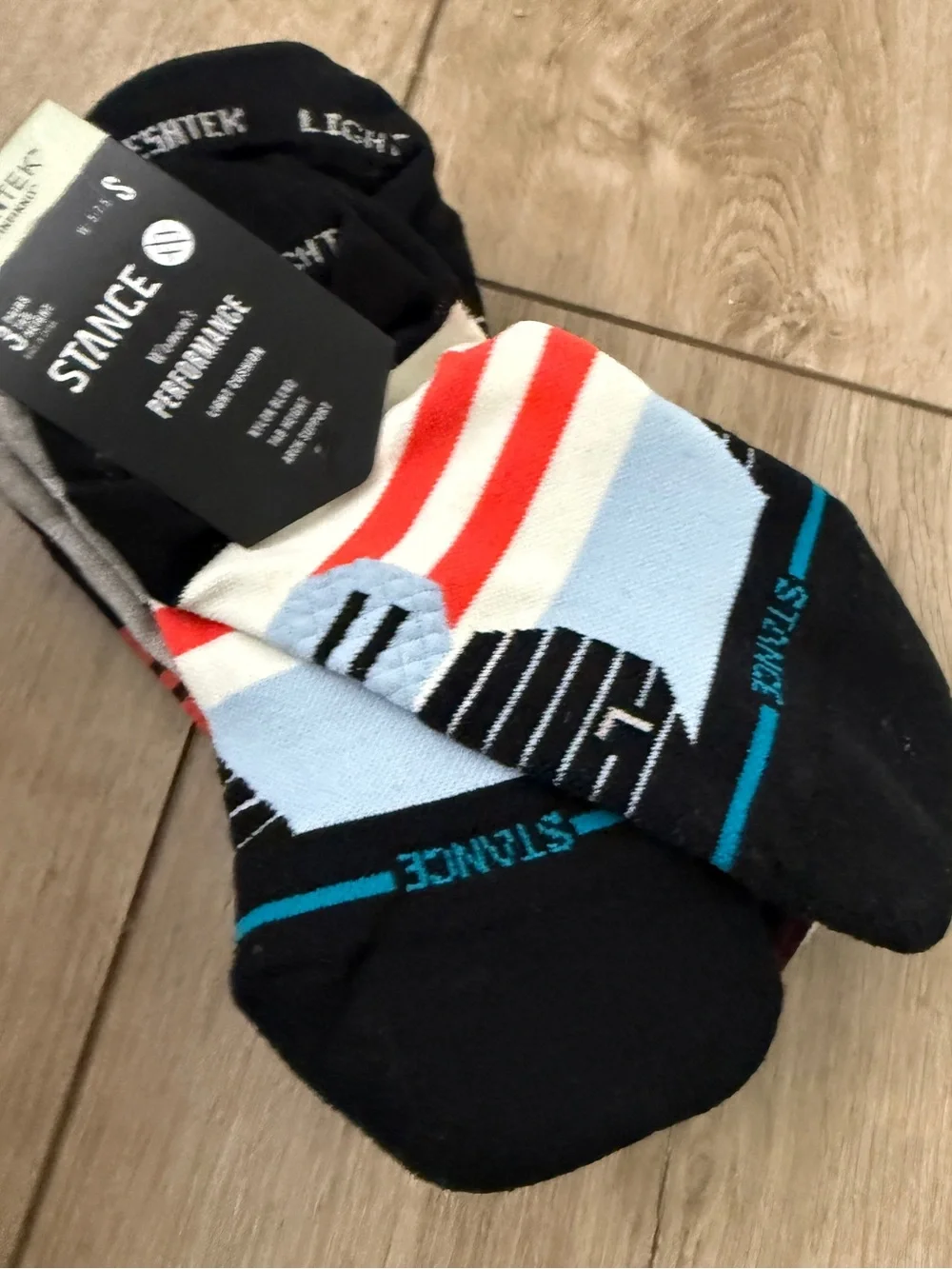 Stance Performance Socks Tab Height 3 Pair Pack Small